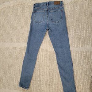 Madewell 10" high rise skinny jeans sz 26p